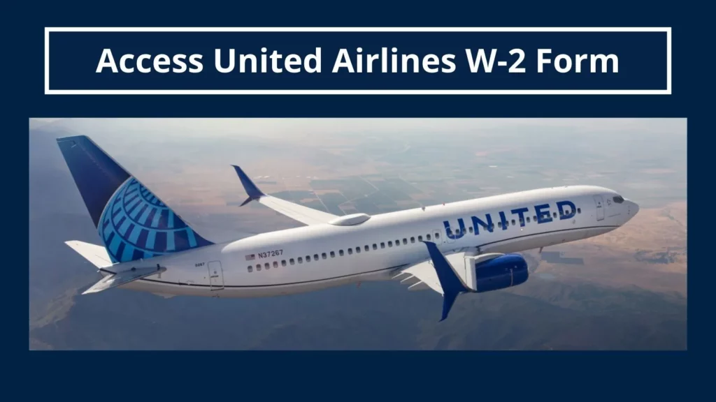 you can access united airlines w-2 form for employees online